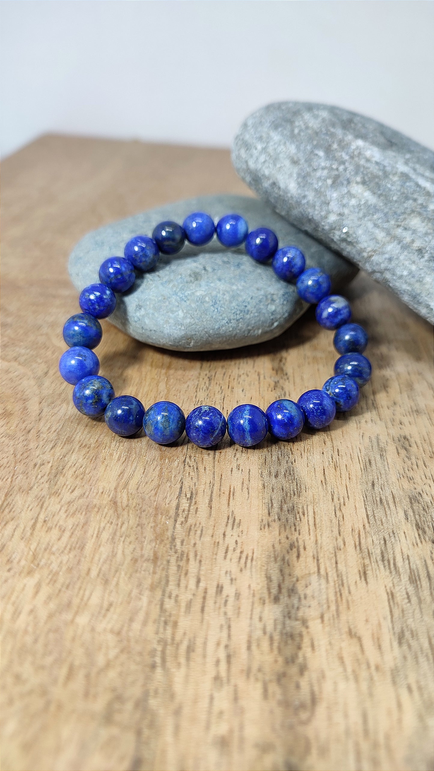 Bracelet uni en Lapis Lazuli