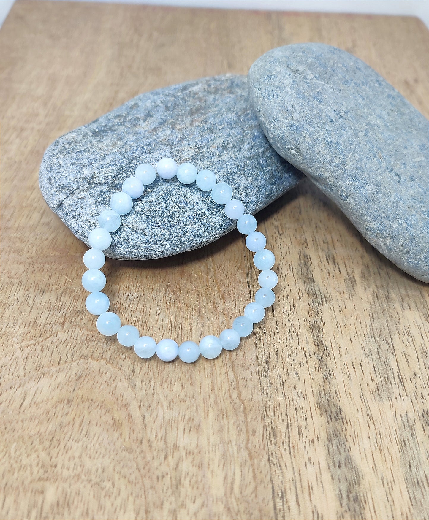 Bracelet uni en Aigue Marine.