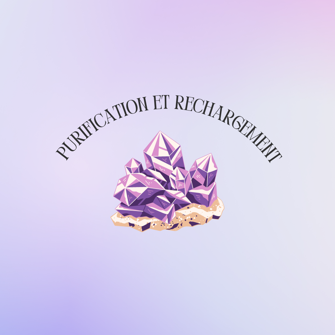 Purification et rechargement des minéraux.