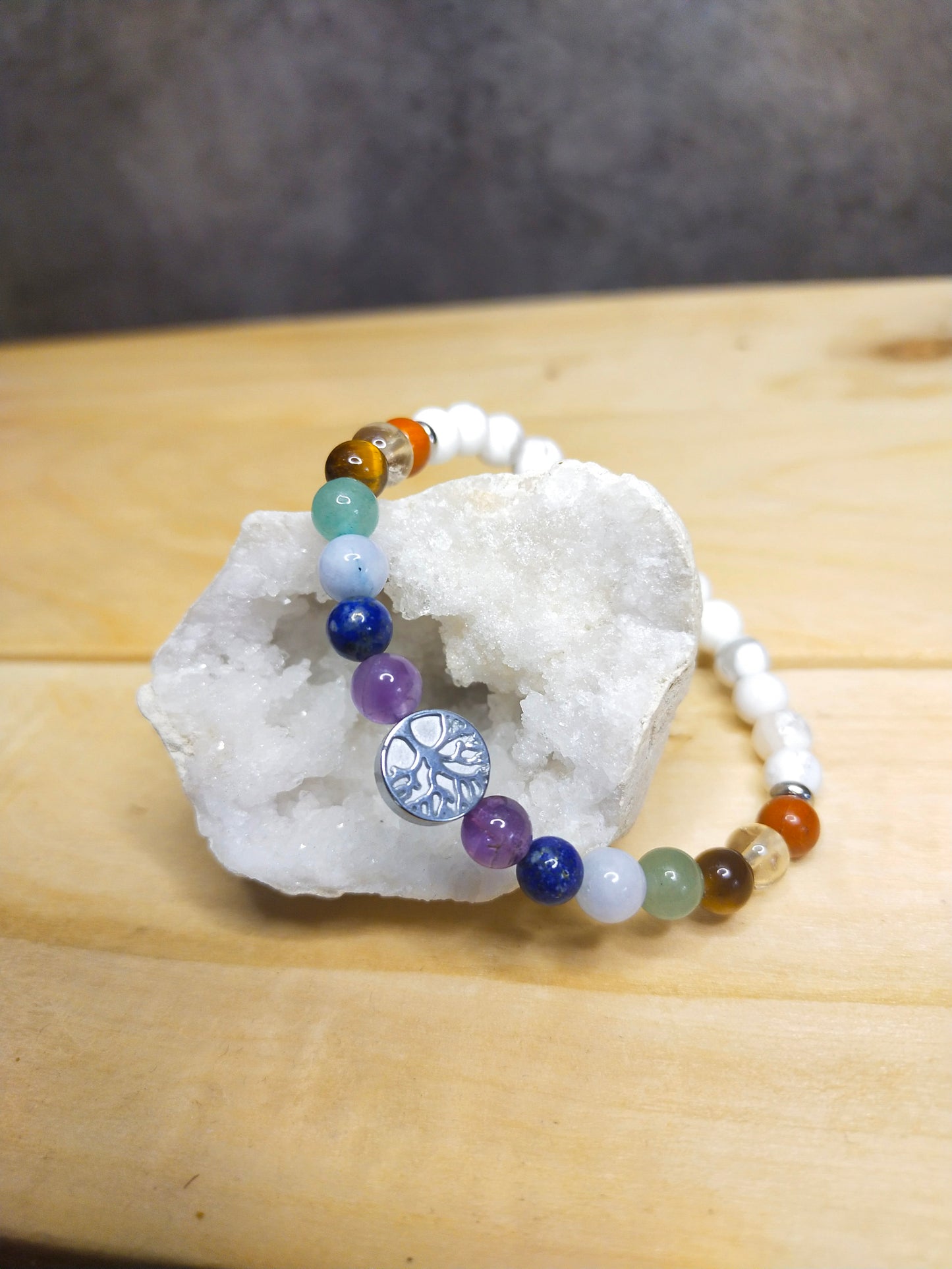 Bracelet 7 chakras "l'élégant"