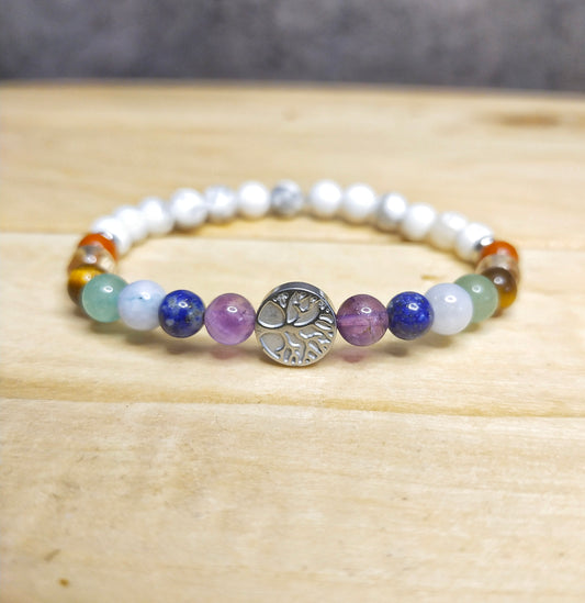 Bracelet 7 chakras "l'élégant"