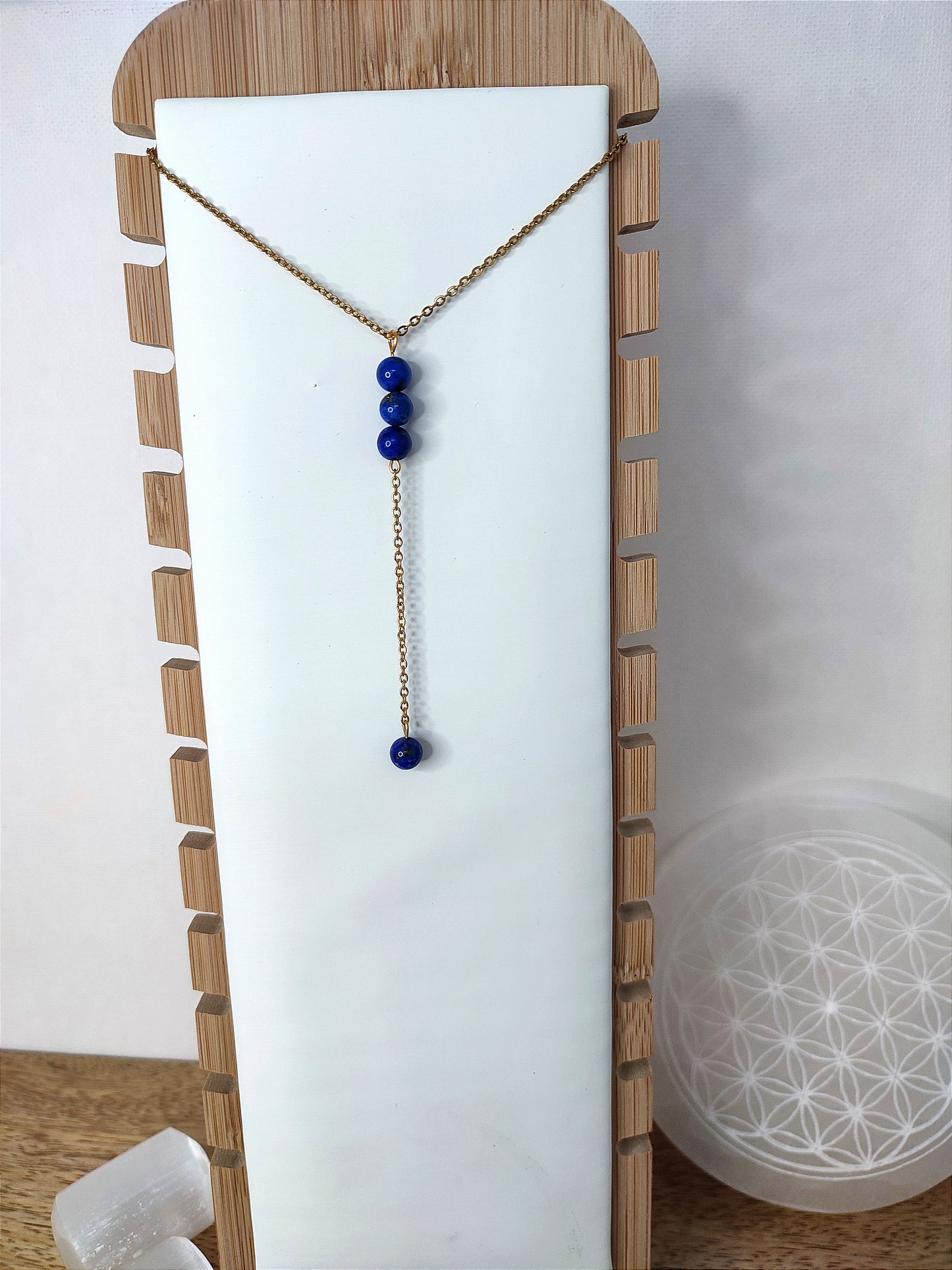 Collier "L'Absolu" muni de Lapis Lazuli