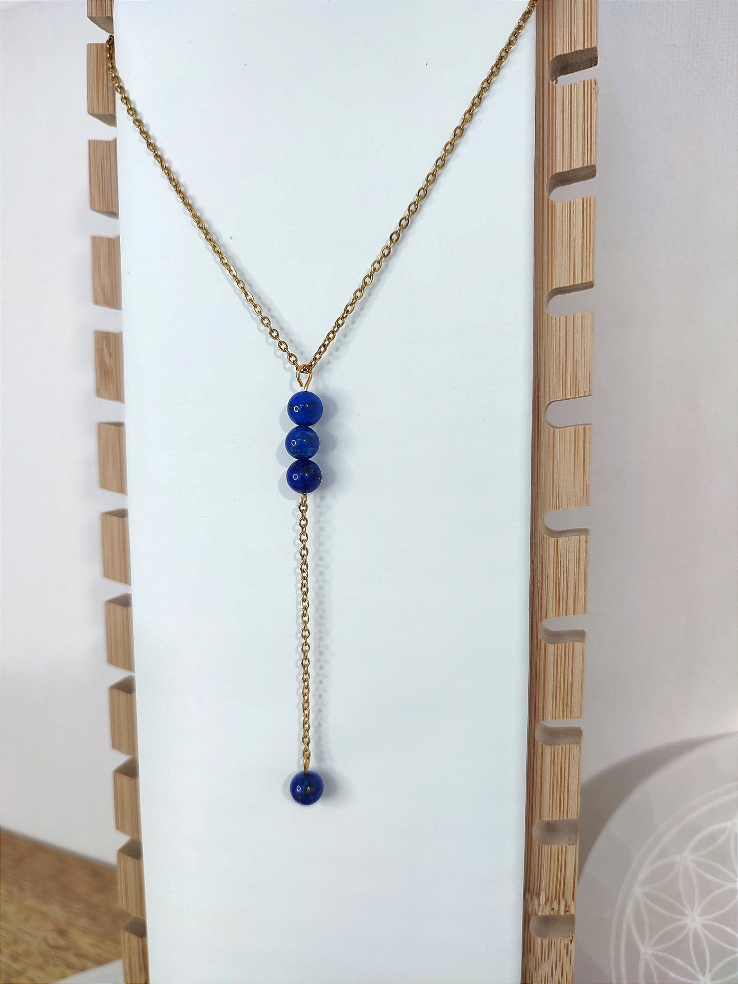 Collier "L'Absolu" muni de Lapis Lazuli