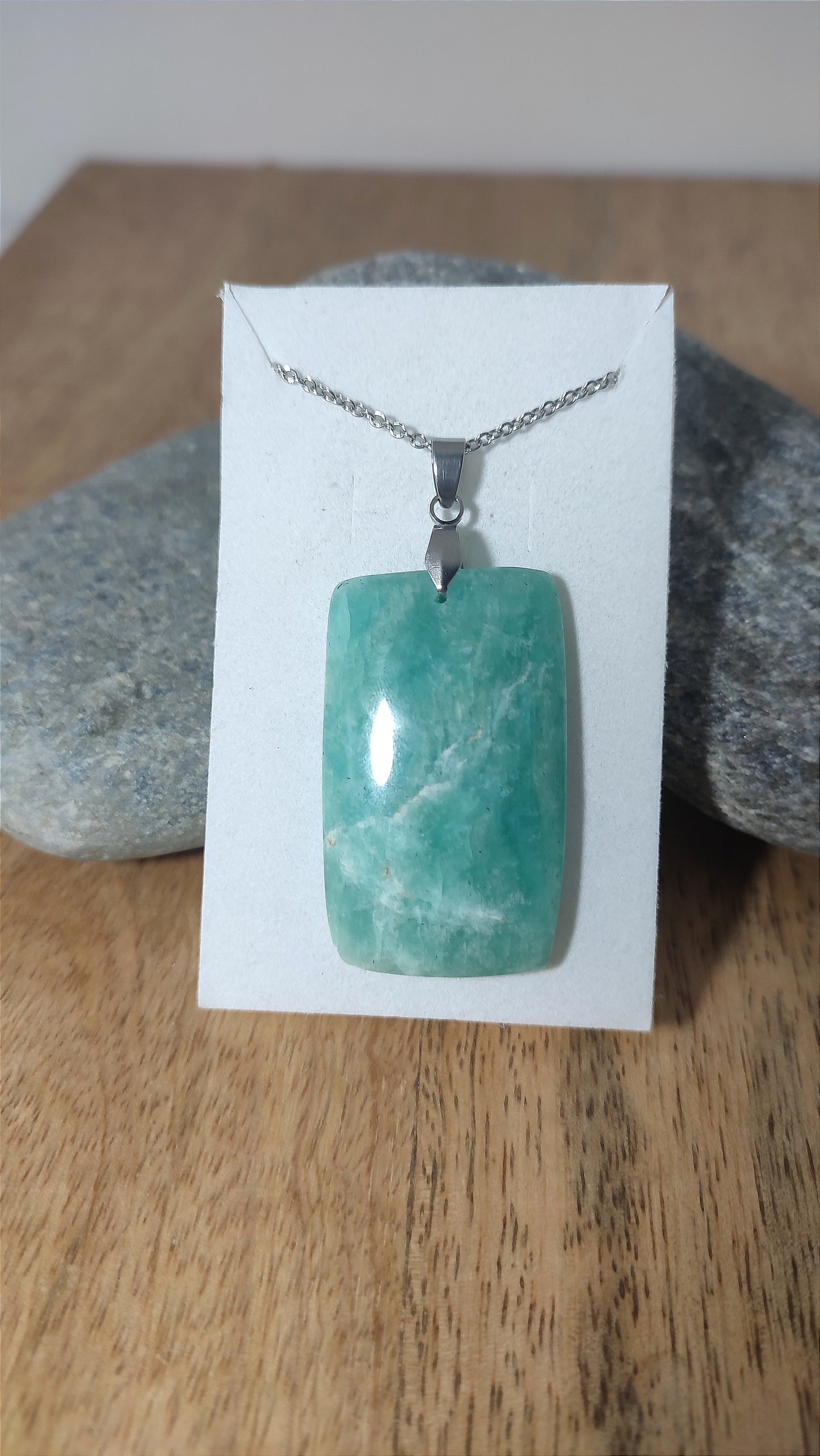 Pendentif en Amazonite de Madagascar