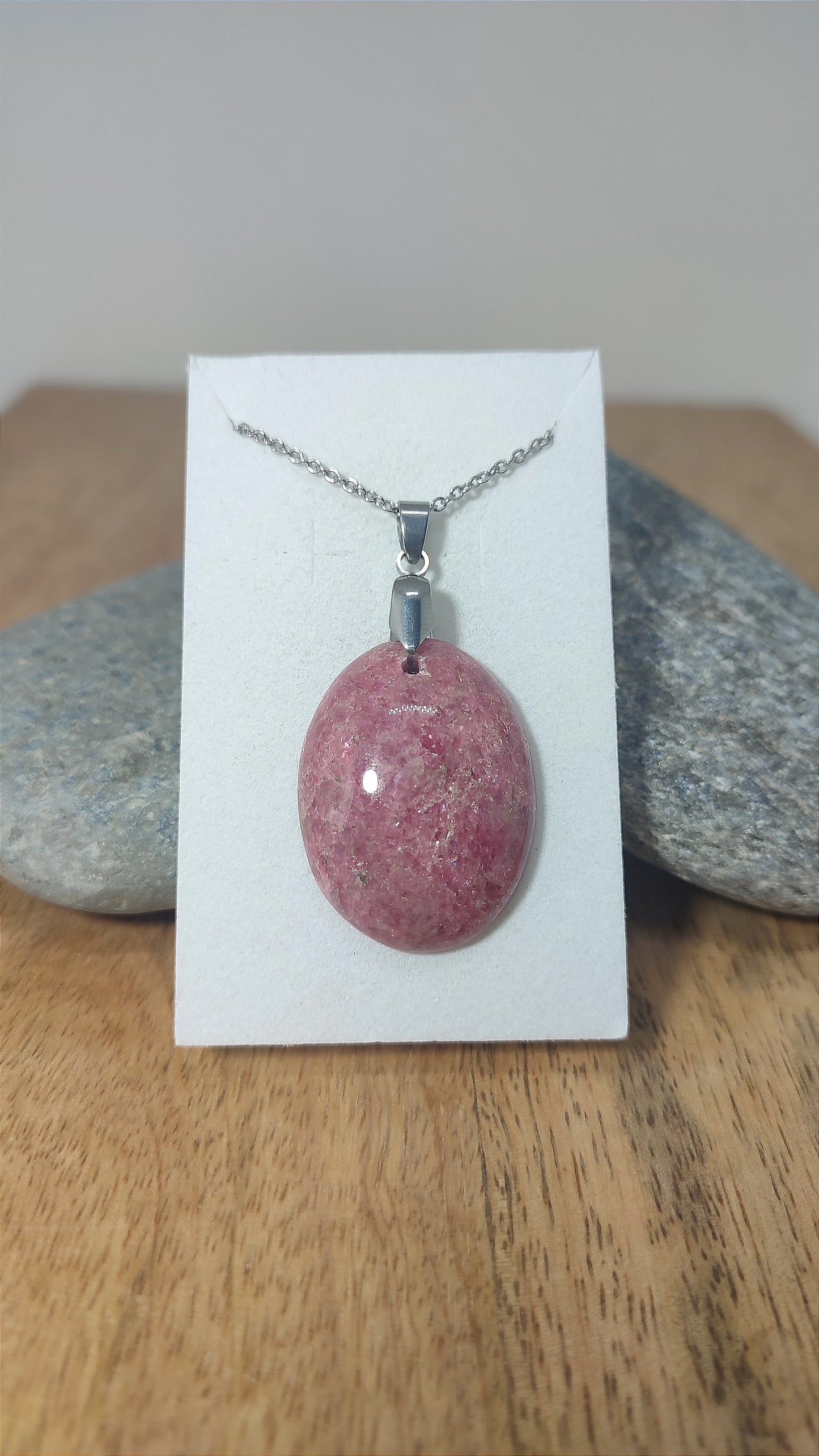 Pendentif Rhodonite Madagascar