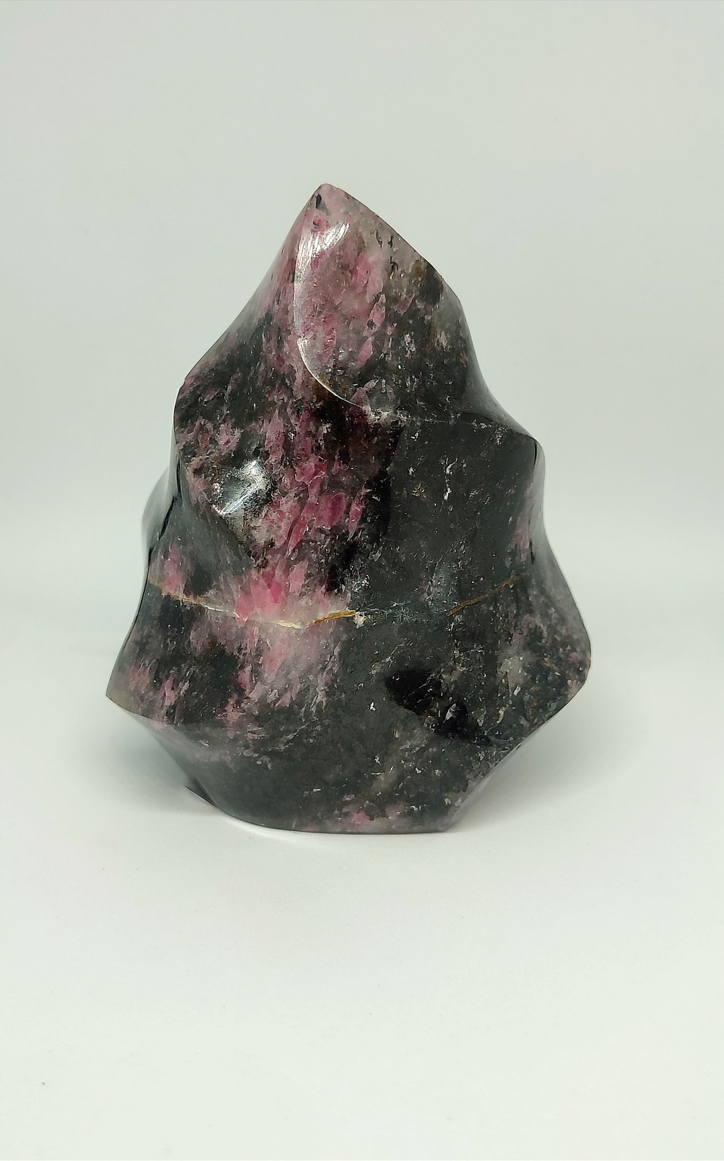 Rhodonite forme Flamme de Madagascar