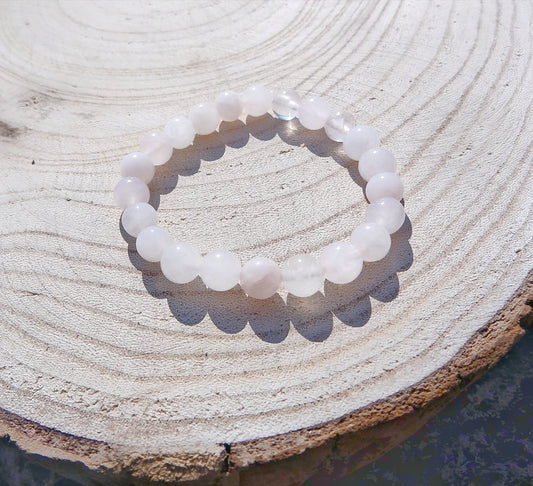 Bracelet Quartz rose enfant (14cm)